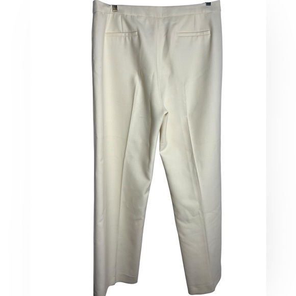 Sezane White Fabric Detail Pants - Picture 5 of 8